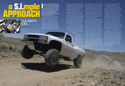 Off-Road Magazine Chevy with I-Beams